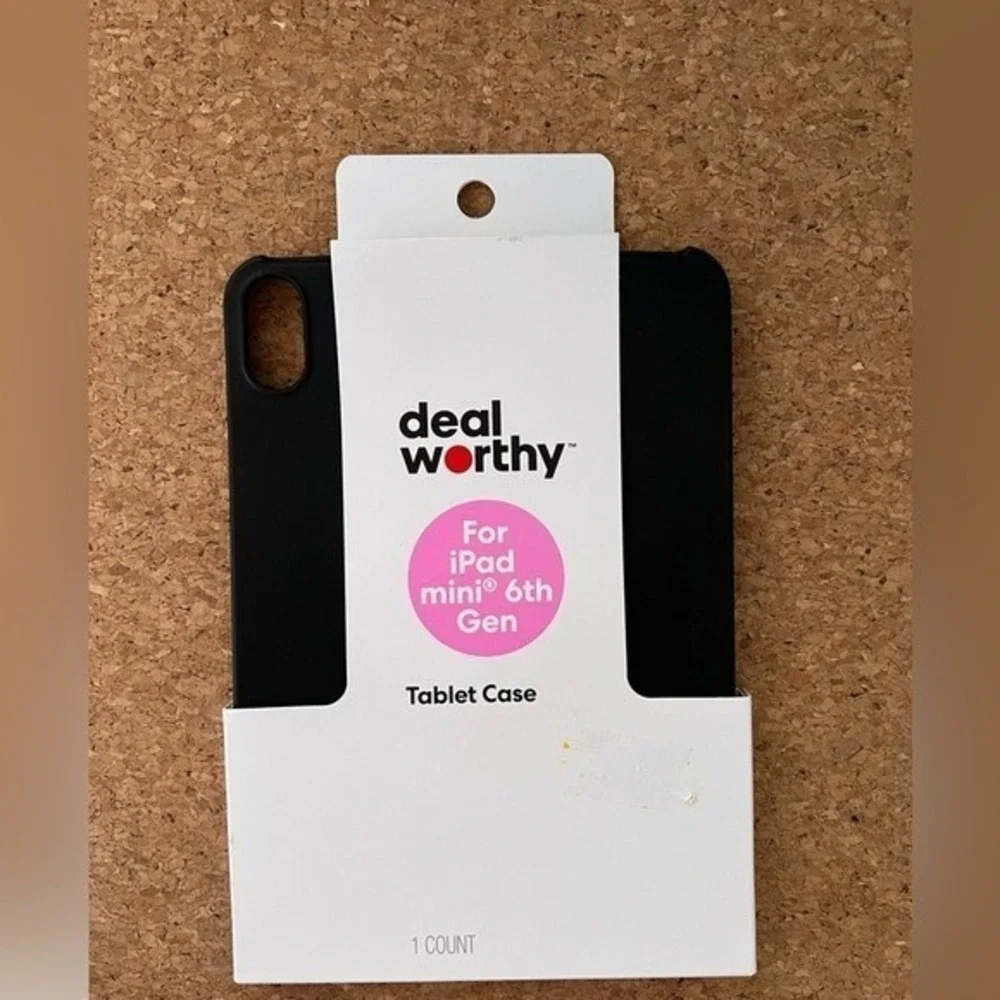 Dealworthy Tablet Case iPad mini 6th Gen Black‎ NEW Slim Matte Cover F419060